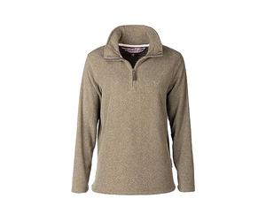 Rydale Ladies Kelk Micro Fleece Jacket Womens Super Soft Warm Jumper (Beige, 16)