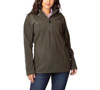 Rydale Ladies Kelk Micro Fleece Jacket Womens Super Soft Warm Jumper (Khaki, 20)