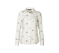 Rydale Ladies Long Sleeve Blouse Women's Printed Blouses Relaxed Fit Shirts (UK, Numeric, 16, Regular, Regular, Hound)