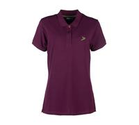 Rydale Ladies Pheasant Polo Shirt Top Womens Short Sleeve Plain Polos Country (UK, Numeric, 20, Regular, Regular, Dark Berry)