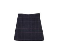 Rydale Ladies Short Tweed Skirt Womens Wool Mini Checked Country Work Skirts (UK, Numeric, 16, Regular, Regular, Navy Tweed)