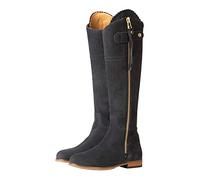 Rydale Ladies Slim Fit Country Boots Womens Tall Spanish Riding Boots Suede Leather 3 Colours (Navy, uk_footwear_size_system, adult, women, numeric, medium, numeric_7)