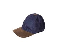 Rydale Ladies Tweed Print Baseball Cap with Nubuck Peak Country Printed Womens Tweed Caps & Hats 2 Colours (Navy)
