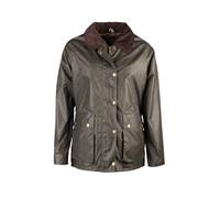 Rydale Ladies Utility Wax Jacket Women's Waxed Cotton Coat British Made Jackets For Women (UK, Numeric, 12, Regular, Regular, Olive)