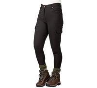 Rydale Ladies Walking Trousers Wth Phone Pocket Women's Hiking Trouser Outdoor Softshell Pants 2 Colours (Black, 14)