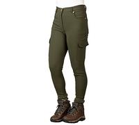 Rydale Ladies Walking Trousers Wth Phone Pocket Women's Hiking Trouser Outdoor Softshell Pants 2 Colours (Khaki, 14)