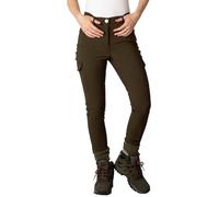 Rydale Ladies Walking Trousers Wth Phone Pocket Women's Hiking Trouser Outdoor Softshell Pants 4 Colours (UK, Numeric, 12, Regular, Regular, Military Green)