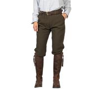 Rydale Ladies Waterproof Shooting Breeks Rustle-Free Womens Hunting Trousers Sports (UK, Numeric, 14, Regular, Short, Dark Olive)