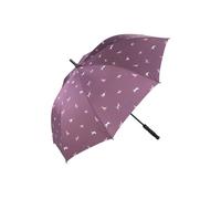 Rydale Large Golf Umbrella Country Designs Pheasant Polka Dot Plain Purple Navy Brolly (Burgundy Dog)