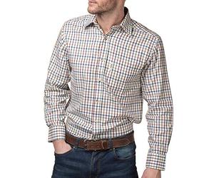 Rydale Mens Country Check Shirts (XL, Harvest Time Light)