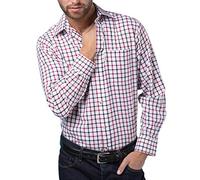 Rydale Mens Country Check Shirts (XL, Hovingham White)