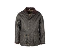 Rydale Mens Diamond Quilted Wax Jacket Olive Green Waxed Cotton Coat For Men (UK, Alpha, XS, Regular, Regular, Olive)