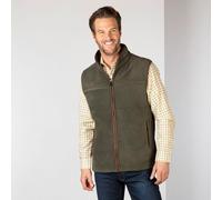 Rydale Mens Huggate Fleece Gilet - Khaki - Size: Medium