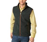 Rydale Men's Huggate Fleece Waistcoat Mens Gilet Bodywarmer Sleeveless Jacket Fleece Gilets (L, Marl Forest)