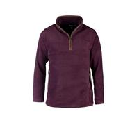 Rydale Men's Huggate Overhead Pullover Soft Fleece Half Zip Lightweight & Casual Gent's Country Jumper (UK, Alpha, XL, Regular, Regular, Dark Burgundy)