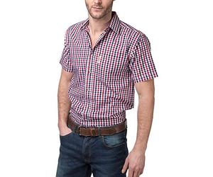 Rydale Mens Short Sleeved Shirt Skipsea Red