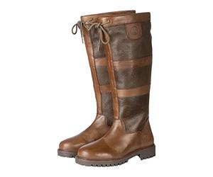 Rydale Mens Tall Leather Country Boots Walking Yard Boot Knee High Pull On Oak Brown (Oak Brown, UK Footwear Size System, Adult, Men, Numeric, Medium, 11)