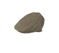 Rydale Men's Tweed Flat Cap Country Gentlemen's Hat Men Accessories Hats (UK, Alpha, S, M, Olive Herringbone)