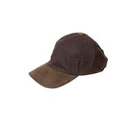 Rydale Mens Wax Baseball Cap with Nubuck Peak Country Waxed Caps for Men Hats One Size 3 Colours (Brown)