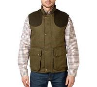 Rydale Men's Wykeham Check Wool Tweed Waistcoat Country Gents Gilet Bodywarmer