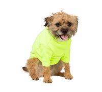 Rydale Neon Fleece Dog Jumper Puppy Jacket Winter Coat XS, S, M, L, XL Pet Clothes 3 Colours (Small, Neon Yellow)