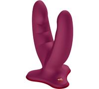 Fun Factory Ryde Double Ended Grinding Silicone Dildo, Red