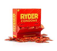 Ryder Condoms, Pack of 500, Normal Sized Condoms In A Practical Bulk Box; Teat-Ended with A Lubricant for Smooth Penetration