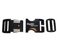 Rydewear Black Metal Motorcycle Helmet Quick Release Chin Strap Buckle