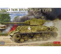 Rye Field Model 5058 1:35 M4A3 76W HVSS Early type D82081 turret T-66 track