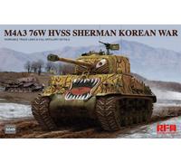 Rye Field Model Model Kit Char M4a3 76w Hvss Sherman Korean War