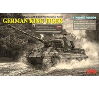 RYEFIELD MODEL RFM5125 1/35 Sd.Kfz.182 King Tiger Henschel Turret Normal Edition Plastic Model Assembly Kit
