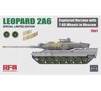 RYE FIELD 5114 1/35 Leopard 2A6 With T-80 Road Wheel Etching Protective Mesh