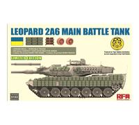 Rye Field Model 5103 Ukrainian Leopard 2 A6 with Workable Track - Limited Edition Scale 1:35 Scale Model Making Scale