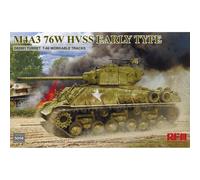 Rye Field Model 5058 1:35 M4A3 76W HVSS Early type D82081 turret T-66 track