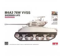 Rye Field Model 5133 1:35 M4A3 76W VVSS Sherman late Upgrade Ver Military Model