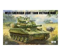 Ryefield 5142 M551 Light Tank Sheridan Light Tank (Vietnam) 1:35 Model Kit