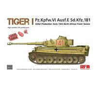 RYE FIELD MODEL 5001U 1:35 Tiger I Pz.Kpfw. VI Ausf E Early 1943 North Africa