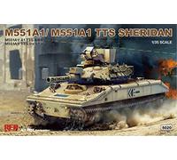 Rye Field Model 1/35th Scale M551A1/ A1TTS Sheridan 2 In 1 Military Model Kit
