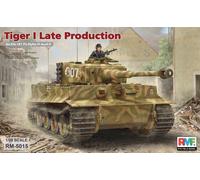 Rye Field Model RM5015 Plastic Kit Tiger I Late Production, Multi-Coloured