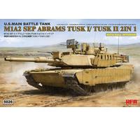 RYE FIELD MODEL 5026 1:35 M1A2 SEP Abrams TUSK I / TUSK II w/ full interior
