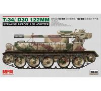 Rye Field Model 1:35 - 5030 T-34/D30 122mm Syrian Self-Propelled Howitzer Kit