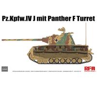 Rye Field 1/35 Pz.Kpfw.IV J mit Panther F Turret Model Kit
