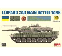 Rye Field Model 5103 Ukrainian Leopard 2 A6 with Workable Track - Limited Edition Scale 1:35 Scale Model Making Scale