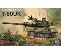 Rye Field Model 5115 - 1:35 T-80UK Russian Main Battle Tank - New