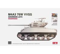 Rye Field Model 5133 1:35 M4A3 76W VVSS Sherman late Upgrade Ver Military Model
