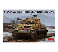 Rye Field Model Model Kit Char M4a3 76w Hvss Sherman Korean War