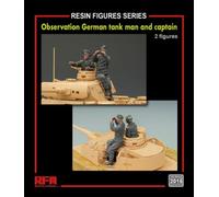 Rye Field Model RM-2015 1:35 Observation Tank Crew Figure Kit (2 Resin)