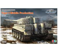 Rye Field Model RM-5010 Model Kit Tiger I Middle Production Full Int (US IMPORT)