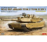 Rye Field Model 1:35 M1A1/ M1A2 TUSK with Full Interior Military Model Kit