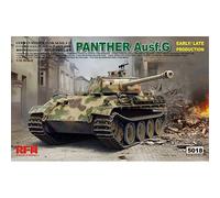 Rye Field Model 1:35 Panther Ausf.G with workable track link Military Kit RM5018
